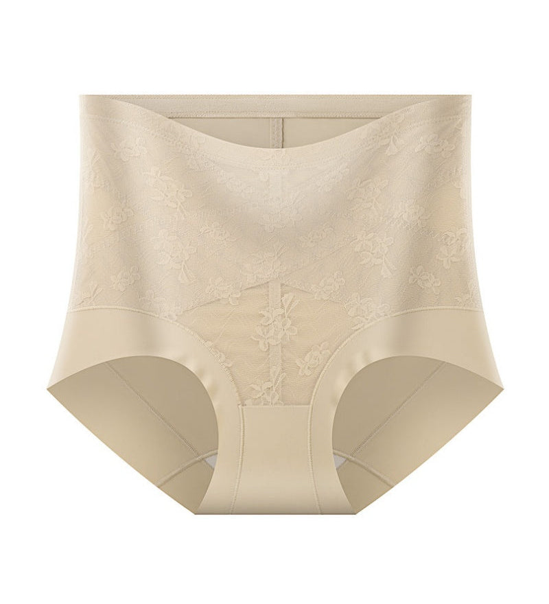 High Waist Floral Lace Tummy Control Shaping Panties
