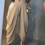 Sorelyne® Leisure High Waisted Pleated Wide Leg Harem Pants