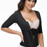 Sorelyne® Girdles Colombianas High Compression Half Sleeves V Neck Waist Trainer