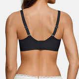 Women's Solid Seamless Breathable Wireless Push Up Bra