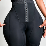 High Waist Tummy Control Butt Lifting Mid Thigh Mesh Shaper Shorts