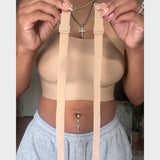 Strapless Non-slip Wireless Bra Padded Push Up Bra