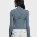 Long Sleeve Cropped Workout Yoga Jacket