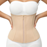 High Compression Front Zipper Multi Hooks Tummy Control  Waist Trainer