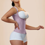Waist Trainer for Women Body Shaper Corset Vest Tank Top with Steel Bones