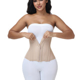 Hourglass Tummy Control Zipper Waist Trainer Girdle Corset