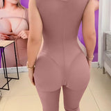 Girdles Colombianas Hourglass Sleeveless Full Body Shaper With Bra