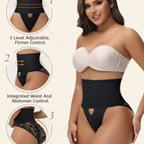 Sorelyne® Front-opening Shapewear with Lace Trimmed Tummy Control Panty