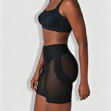 High Waist Mesh Butt Lifter Compression Shaping Shorts
