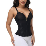 Sorelyne® Girdles Colombianas Love Pattern Corset Top Zipper Waist Trainer