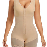 Girdles Colombianas Mesh Zipper Crotch High Compression Body Shaper