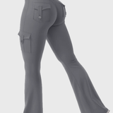 High Waisted Stretch Butt Lifting Cargo Leggings
