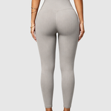High Waist Ribbed Seamless Hip Lift Yoga Leggings