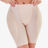 Mesh High Waisted Hip Lifting Shaping Shorts With Sponge Pad
