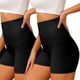 High Waist Seamless Tummy Control Butt Lifting Anti‑Roll Shaping Shorts