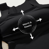 U Neck Seamless Stretchy Sleeveless Shapewear Built-In Bra Tank Tops