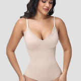 Sorelyne® Lace Trimmed Seamless Hip Lift Shapewear Bodysuit