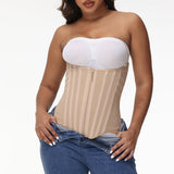 Sorelyne® Girdles Colombianas 3 Row Hook and Eye Front Zipper Waist Trainer