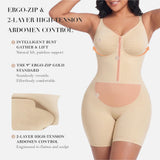 Seamless Sculpt Mid-Thigh Zipper Bodysuit