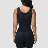Sorelyne® Lace Deep V Zipper Closure Tummy Control Body Shaper