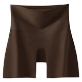 High Waist Seamless Cross Mesh Splice Tummy Control Butt Lifting Underwear Shaper Shorts