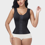 Double Compression Girdle Vest Tummy Control Bust Support Waist Trainer