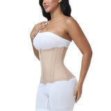 Hourglass Tummy Control Zipper Waist Trainer Girdle Corset