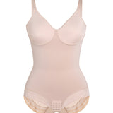 Sorelyne® Lace Trimmed Built In Bra Tummy Tuck Shapewear Bodysuit