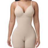 Adjustable Strap Crotch Zipper Seamless Hourglass Full Body Shapewear