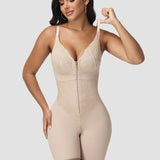 Sorelyne® Lace Panel Full Body Shaper with Front Zipper