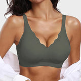 Women's Seamless Breathable Wire Free Comfort Push Up Bra