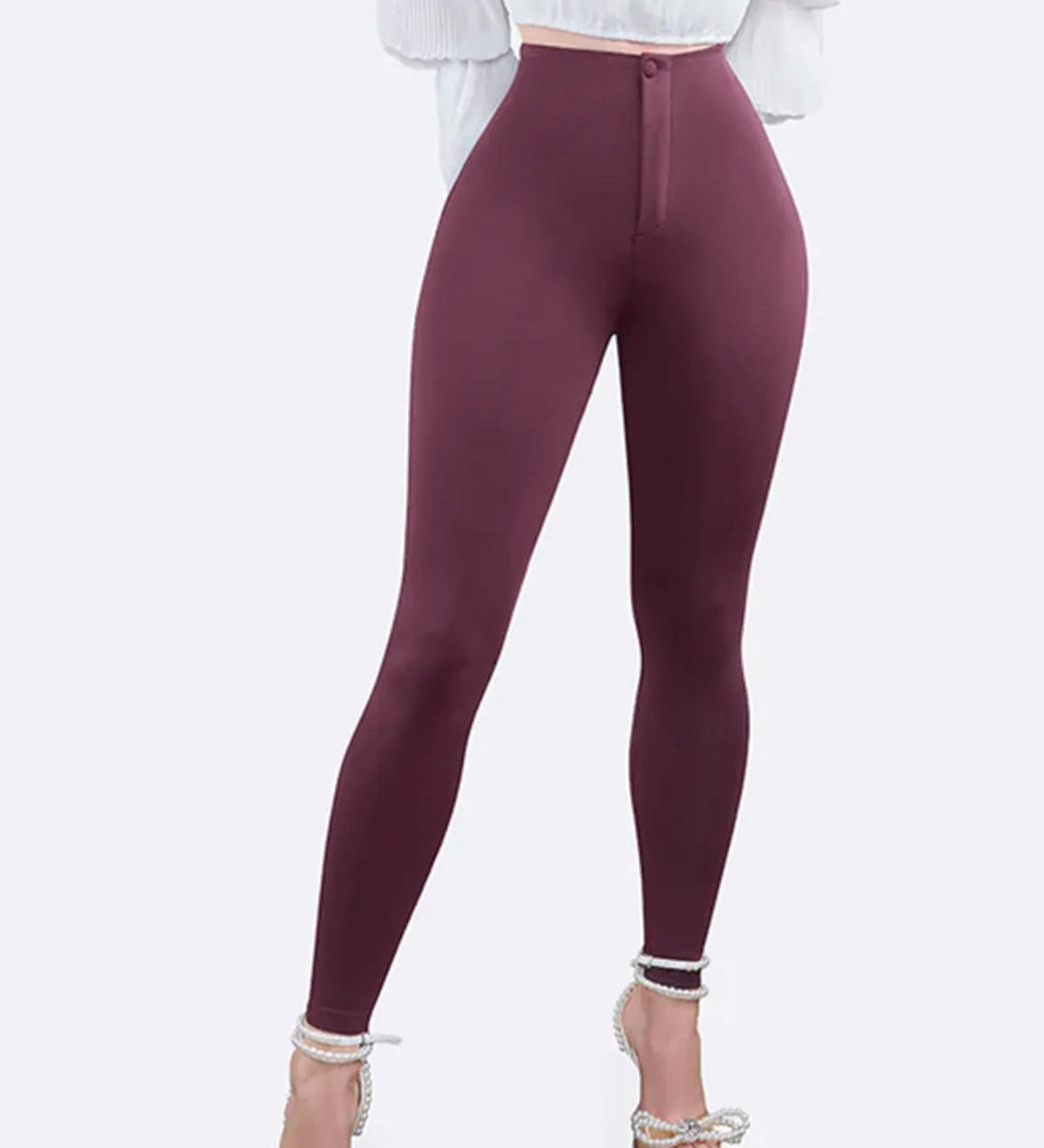 Elasticity Tummy Control High Waist Shaping Butt Lifting Slimming Leggings