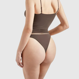 Adjustable Thin Strap Square Neck Padded Seamless Cami Tank Top