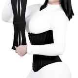 Hourglass Waist Trainer Shaping Belt: Perfect Fit with Custom Elastic