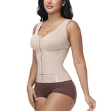 Double Compression Girdle Vest Tummy Control Bust Support Waist Trainer