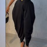 Sorelyne® Leisure High Waisted Pleated Wide Leg Harem Pants