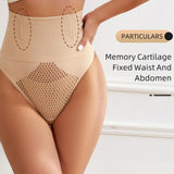 Hollow Thin High Waist Shapewear Tummy Shaping Thong