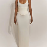 Hourglass Figure Body Shaper The Corset Maxi Dress Two-Piece Set