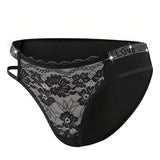 Women's Sexy Low Waist Cut Out Lace Comfort Panties